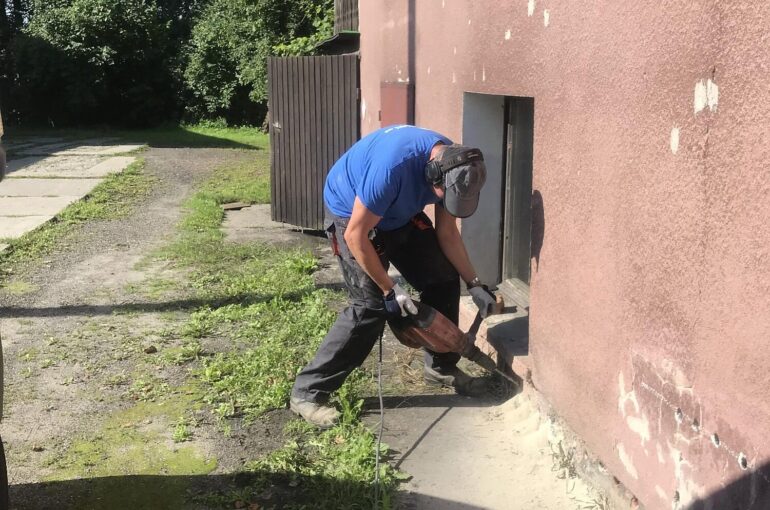 Izolacja pozioma metodą iniekcji krystalicznej Kobielice